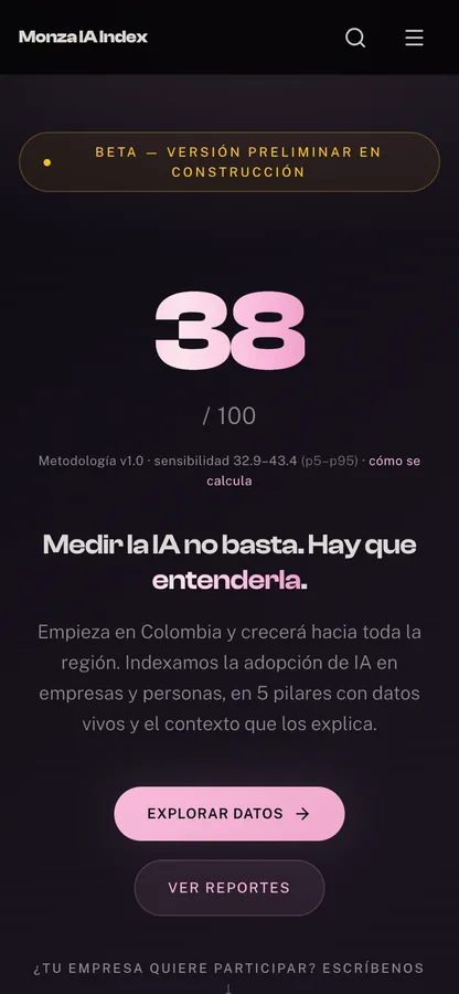 The index on a phone